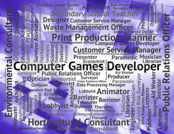 电脑游戏开发者显示游戏时间和通讯